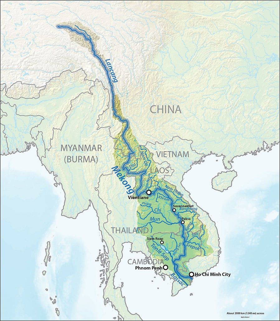 carte mekong